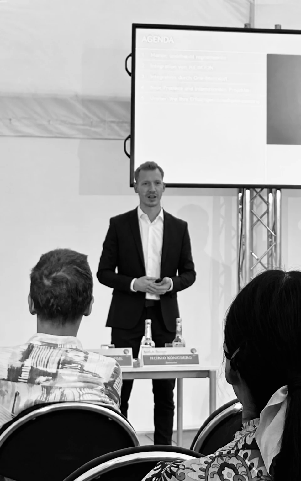 Steffen Flemme bei einem Vortrag – persönlicher Ansprechpartner für IT-Beratung in Kassel und Nordhessen