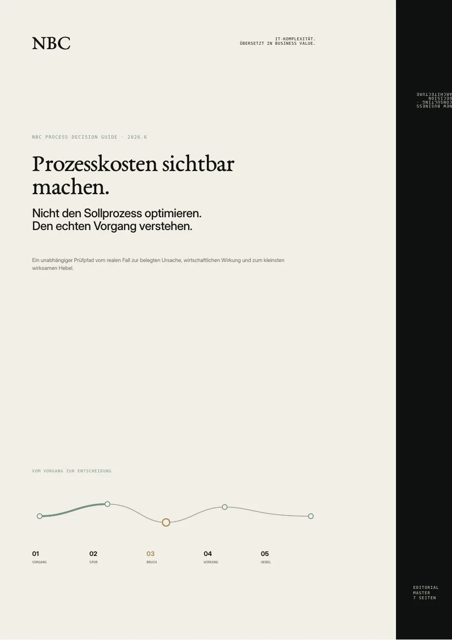 Vorschau: Seite 1 des Decision Guide · Prozesse